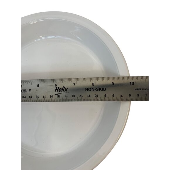 VTG Corning Ware P-309 9-Inch Pie Plate White With Blue Corn Floral Design 8411 - Picture 4 of 6